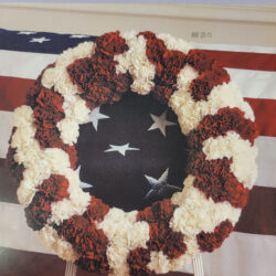 Patriotic Wreath - 18 Inches